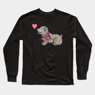 Glen of Imaal Terrier watercolour Long Sleeve T-Shirt